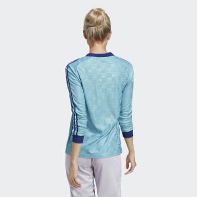 Maillot à manches longues Tiro Bleu Femmes Sportswear