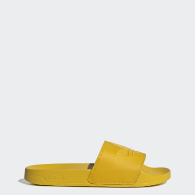 Men Originals Yellow Adilette Lite Slides