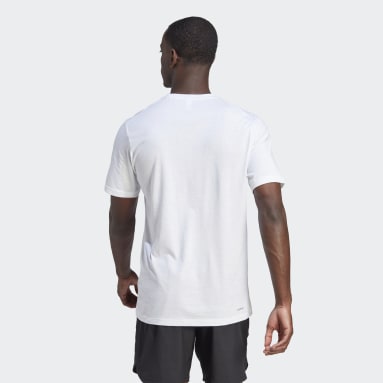 Playera deportiva blanca deals