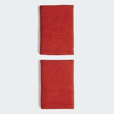 Tennis Red Tennis Wristband Large
