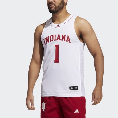 Adidas Indiana Hoosiers NCAA Warm Up Pants Gray Mens Size X-Large GE2642 New