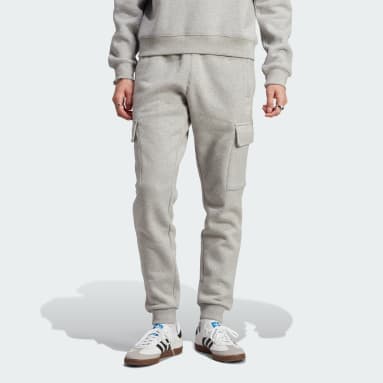 adidas Lounge French Terry Colored Mélange Pants - Grey, Men's Lifestyle