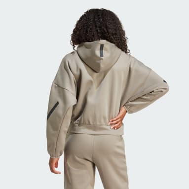 Áo Hoodie Khóa Kéo Dọc Thân adidas Z.N.E.