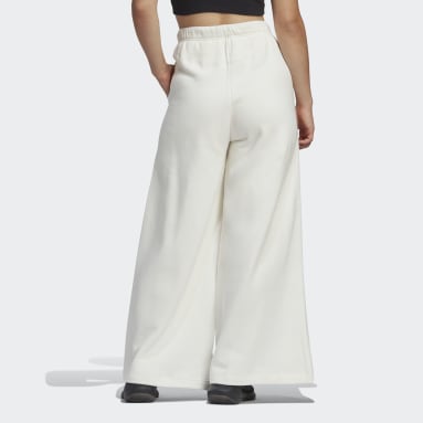 Pantalon ample en molleton Studio Lounge blanc Femmes Sportswear