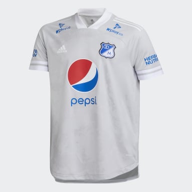 Camiseta de Visitante Millonarios FC Gris Hombre Fútbol