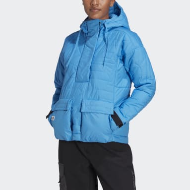 Anorak matelassé Terrex Made To Be Remade Bleu Femmes TERREX