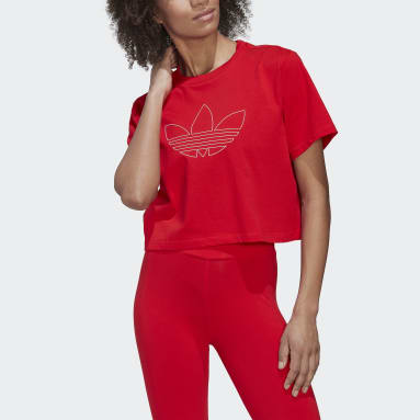 Camiseta corta Rojo Mujer Originals