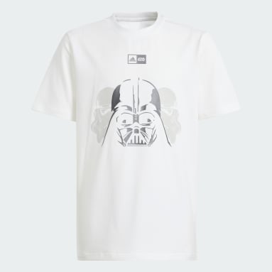 T-shirt adidas x Star Wars Graphic Bianco Bambini Sportswear