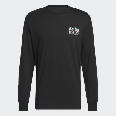 Remera Manga Larga Estampada Basketball