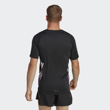 Polo Run Icons 3 Tiras Negro Hombre Running