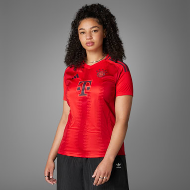 Jersey Local FC Bayern 24/25 Rojo Mujer Fútbol