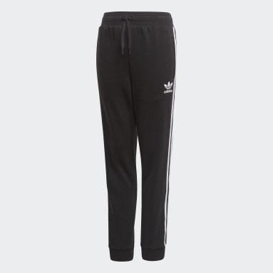 Youth Sportswear Black 3-Stripes Pants