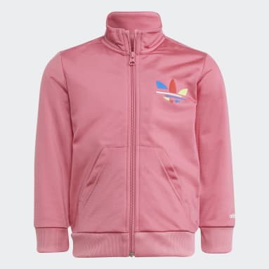 Kids Originals Pink Adicolor Track Suit