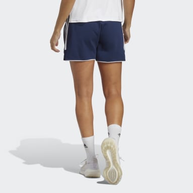 Women Football Blue Tiro 23 League Sweat Shorts