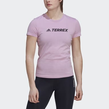 Polera Terrex Classic Logo Morado Mujer TERREX