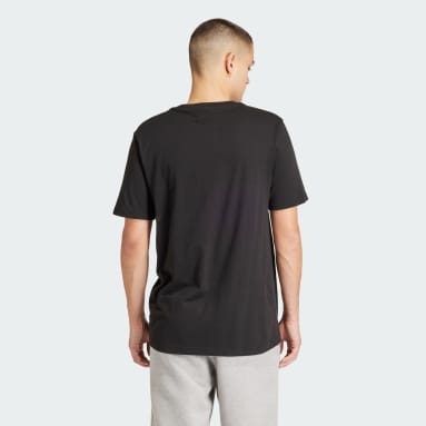 Basic plain T-shirt black