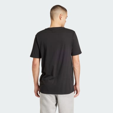 adidas Mens Active Core Cotton V Neck T-Shirt Black S : .co