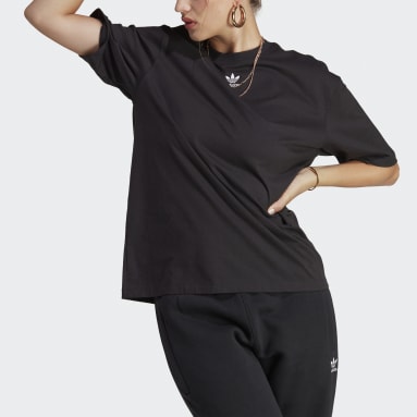 adidas T-shirt Adicolor Essentials Noir Femmes Originals