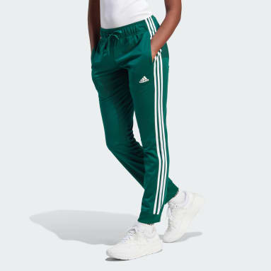 Pants Deportivos Primegreen Essentials Warm-Up Ajuste Ceñido Piernas Cónicas 3 Franjas