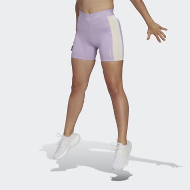 Women Gym & Training Purple Hyperglam Training Techfit Short Leggings