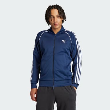Blue and yellow adidas jacket clearance