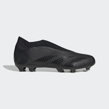 Soccer Black Predator Accuracy.3 Laceless Firm Ground Cleats
