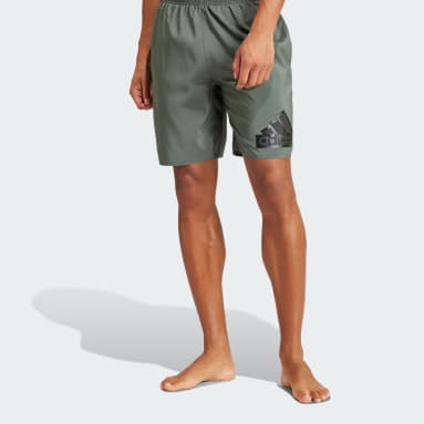 Men Sportswear Grey Logo CLX Swim Shorts