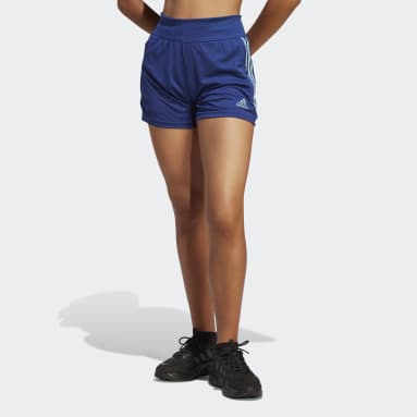 Women Sportswear Blue Tiro Shorts