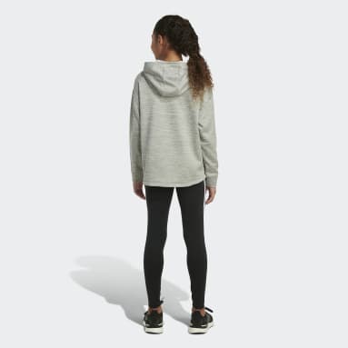 Youth Sportswear Grey Mélange Fleece Pullover Hoodie