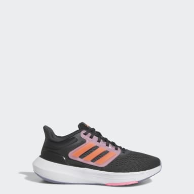 Youth 8-16 Years Sportswear Grey Ultrabounce Sport Running Lace Shoes
