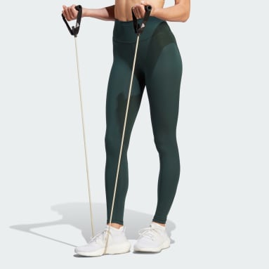 Women's Training Green Optime Training Leggings