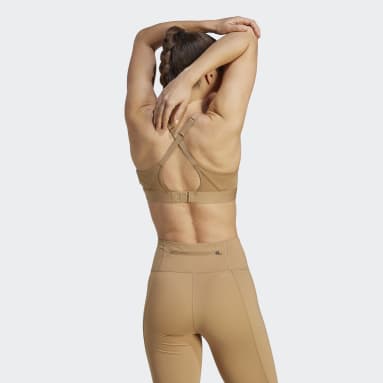 Women Training Brown Ultimateadidas Run Medium-Support Bra