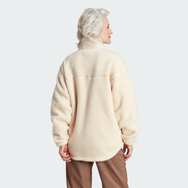 Women Lifestyle White 프리미엄 에센셜 오버셔츠