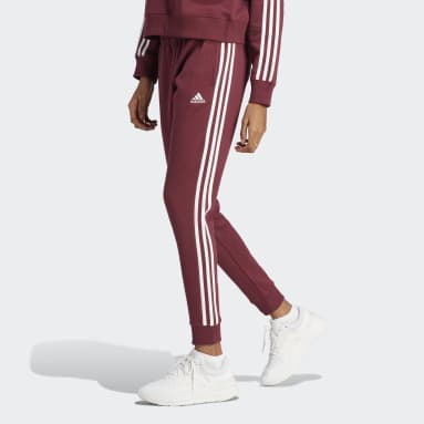 bomuld Svag sår Burgundy Trousers | adidas UK