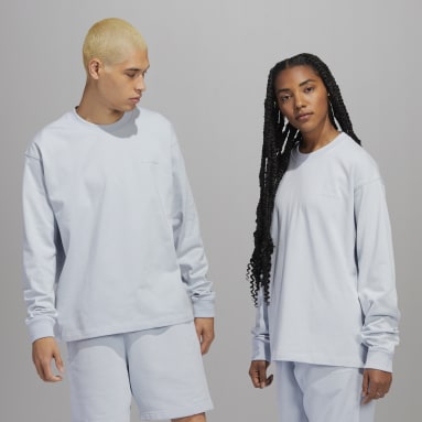 Originals Pharrell Williams Basics T-Shirt – Genderneutral Blau