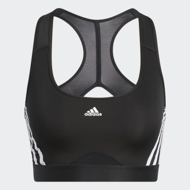 Áo Bra Tập Luyện Medium Support 3 Sọc adidas Powerreact
