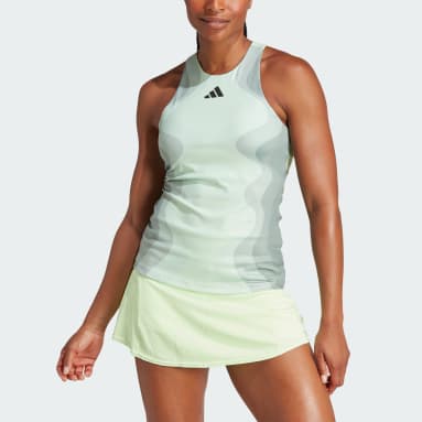 Women Tennis Green Tennis HEAT.RDY Pro Y-Tank Top