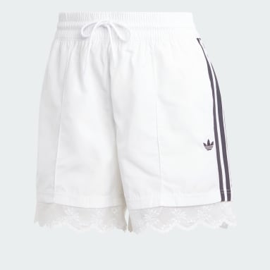 Lace Trim 3-Stripes Shorts