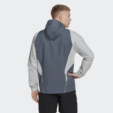 Men's Soccer Grey Tiro 23 Competition All-Weather Jacket