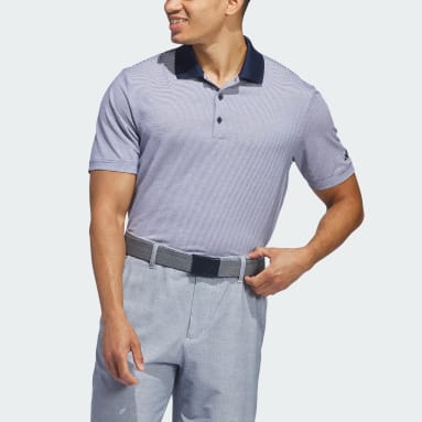 Men's Golf White Ottoman Polo Shirt