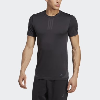 AEROKNIT Yoga Base Seamless Training T-skjorte Svart