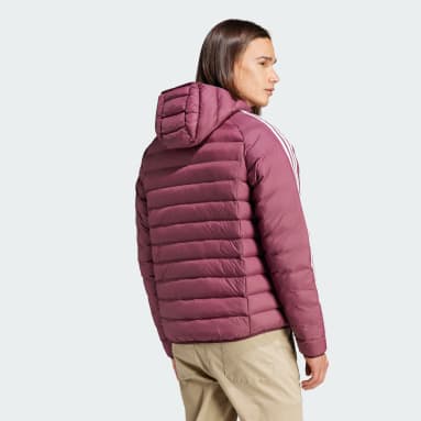 Doudoune à capuche Bordeaux Hommes Originals