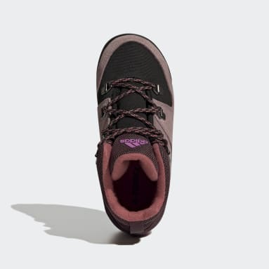 Scarpe Terrex Climawarm Snowpitch Winter Rosso Bambini Sport Invernali