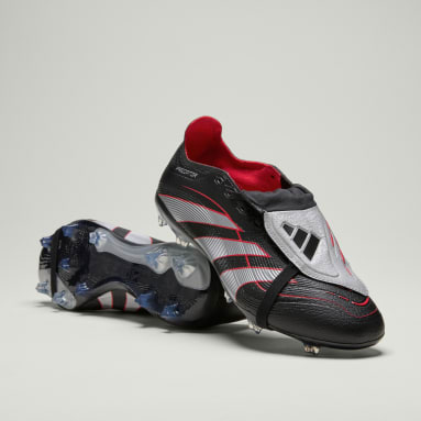 Chaussure de football languette rabattue Predator Obsidian Strike Terrain souple/Multi-surfaces