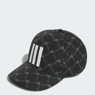 Casquette imprimée Tour 3 bandes Noir Hommes Golf
