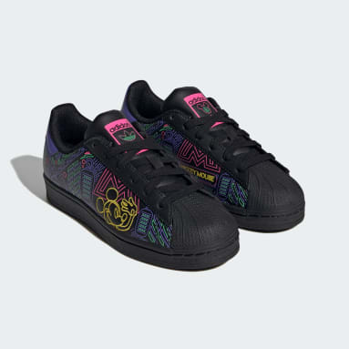 Youth Originals Black adidas Originals x Disney Mickey Superstar Shoes Kids