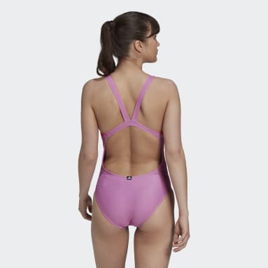 Costume da bagno Logo Graphic Viola Donna Nuoto