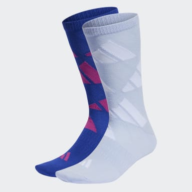 Calcetines a Media Pantorrilla AEROREADY Logo Brand Love 2 Pares Azul Training