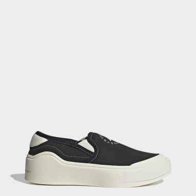 adidas by Stella McCartney Black adidas by Stella McCartney Court Slip-On Shoes