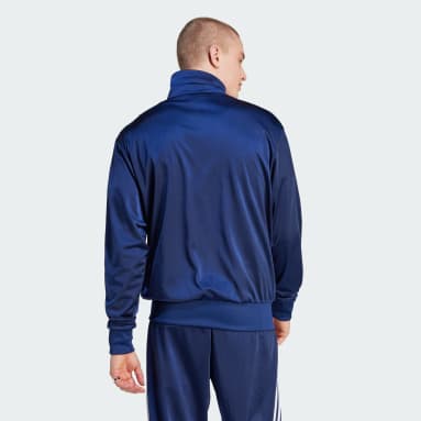 Muži Originals modrá Sportovní bunda Adicolor Classics Firebird